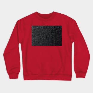 black Pattern Crewneck Sweatshirt